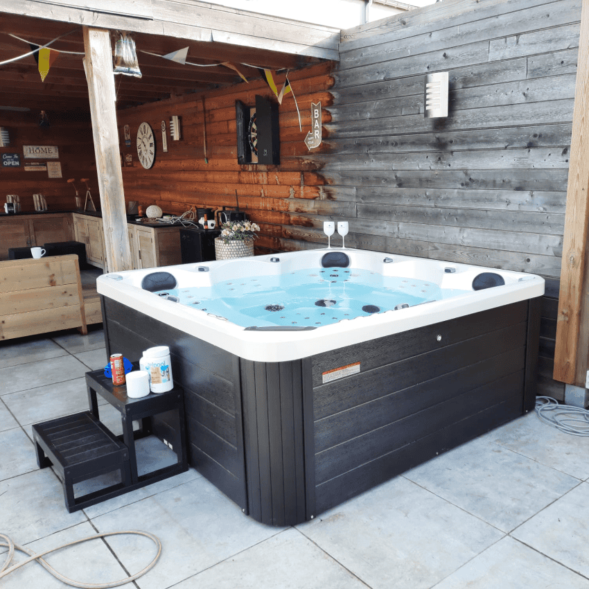jacuzzi afdekking